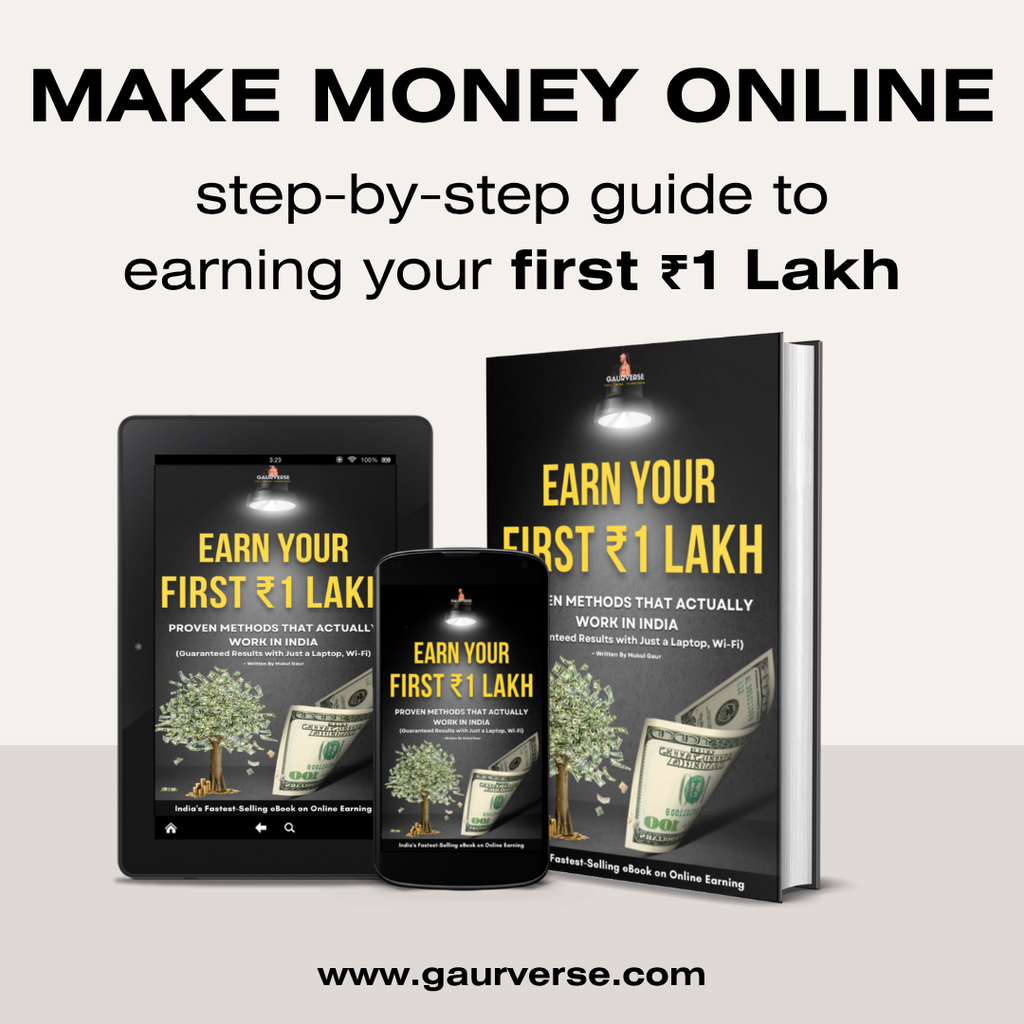 Earn Your First ₹1 Lakh Online – Proven Blueprint eBook